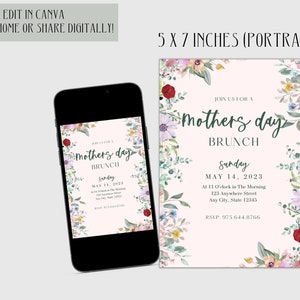 Mothers Day Brunch Invitation-Mothers Day Brunch-Mothers Day Brunch invite-Mothers Day Brunch Editable-Mothers Day Tea Party Invitations-Mothers Day Tea Invite-Mothers Day Tea Invitation-Mothers Day Lunch Invitation-Mothers Day Lunch-Mothers Day