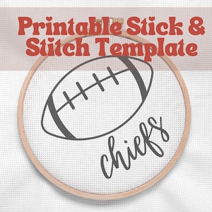 Hand Embroidered Pattern-Hand Embroidered Sweatshirt-Football Embroidery File-Football Embroidery Designs-Football Hand Embroidery