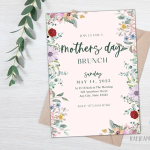 Mothers Day Brunch Invitation-Mothers Day Brunch-Mothers Day Brunch invite-Mothers Day Brunch Editable-Mothers Day Tea Party Invitations-Mothers Day Tea Invite-Mothers Day Tea Invitation-Mothers Day Lunch Invitation-Mothers Day Lunch-Mothers Day