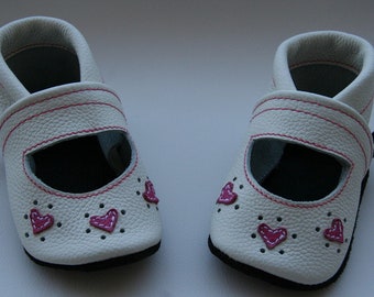 Crawling Shoes*Summer*Pink Heart*Gr.20