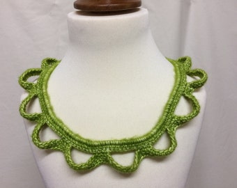 Chaîne de crochet " Arcs " vert