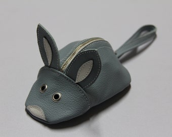 Tierische kleine Tasche „ kleiner Hase „Leder