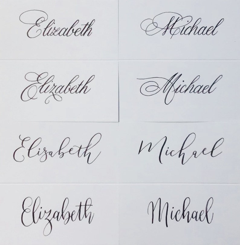 Wedding Place Cards / Name Cards / Escort Cards / Place Etsy