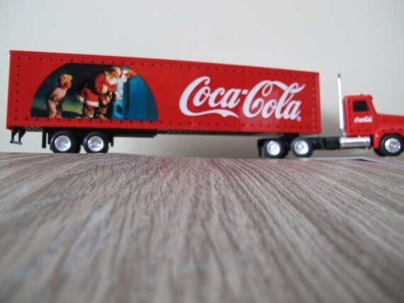 coca cola truck toy with lights