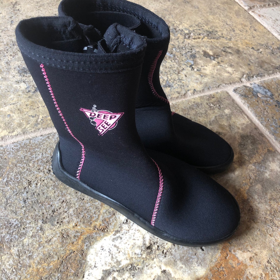 Deep Sea Dive Boots/Booties Water Shoes Scuba Diving Dive Etsy
