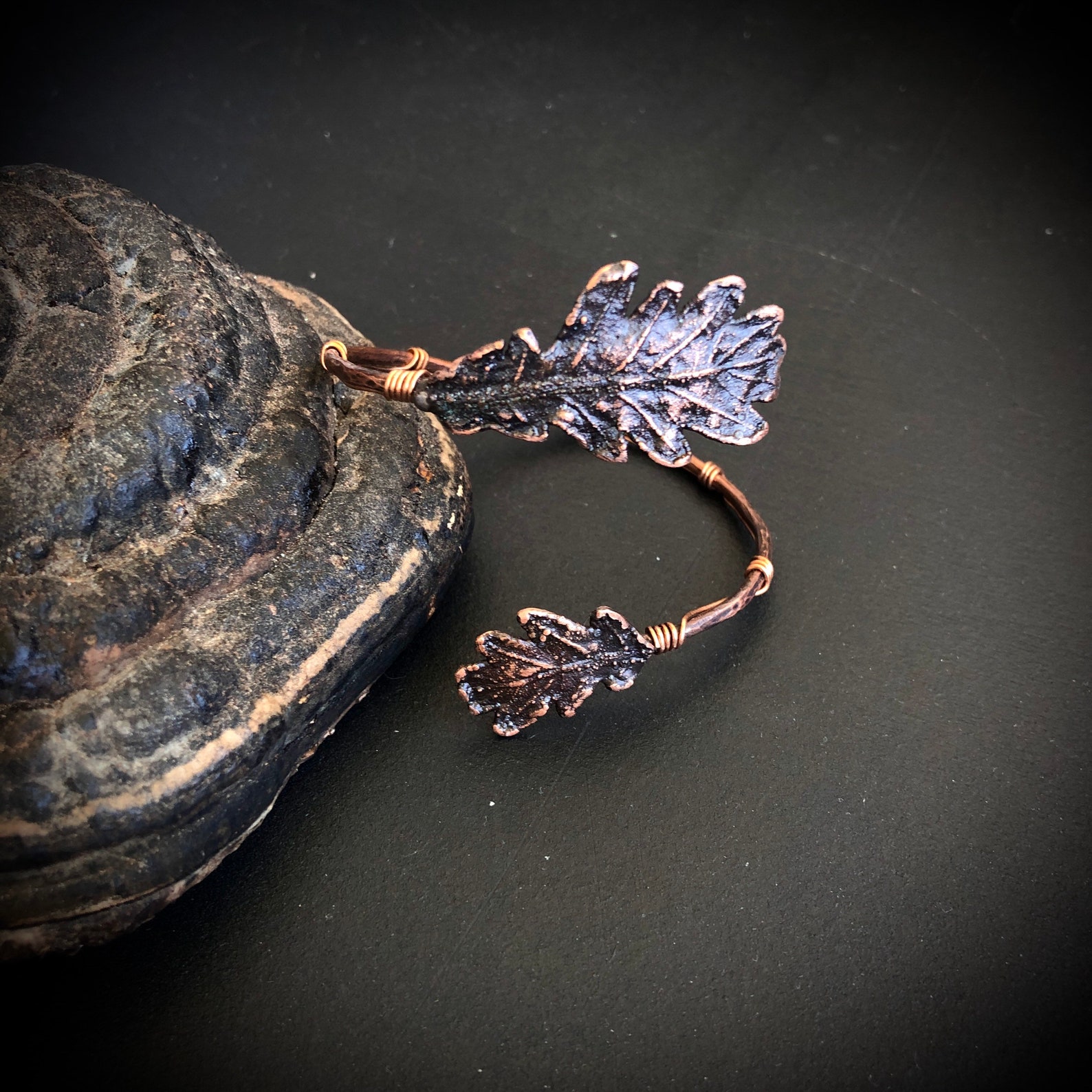 Leaf cuff bracelet Clearance