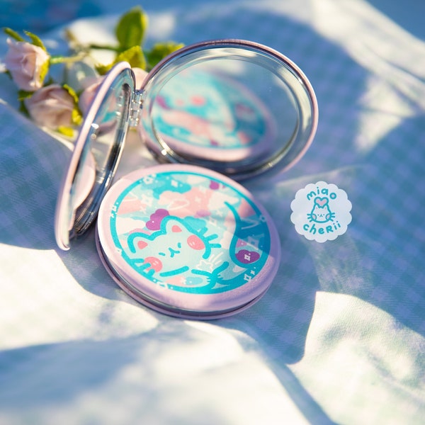 Kawaii Celestial Compact Mirror