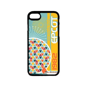 Disney iPhone Case Disney Art Epcot Themed  iPhone Case for iPhone 6 6S 7 8 Plus X XR XS Max 11 Pro Max SE 12-13-14-15 Mini Pro Max Plus