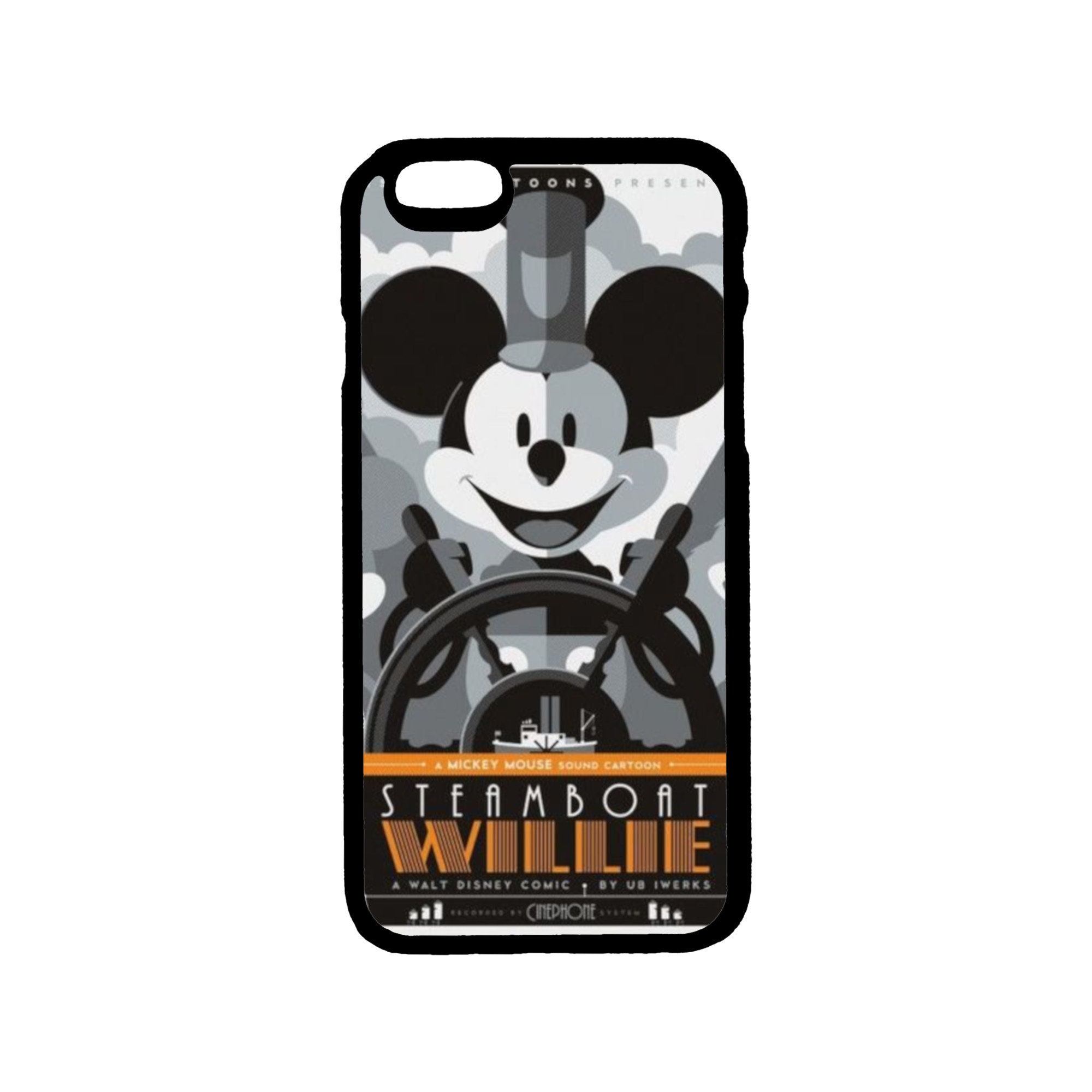 Funda para iPhone temática Mickey Mouse Steamboat Willie de Disney iPhone 6  6S 7 8 Plus, X XS Pro Max, XR, SE, 12 13 14 15 Mini Pro Max Plus -   México