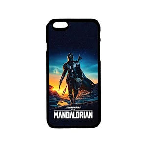 Star Wars iPhone Case Mandalorian Themed Snap-on iPhone Case for iPhone 6 6S 7 8 Plus, X XS Pro Max, XR, SE, 12 13 14 15 Mini Pro Max Plus