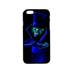 Disney Art Haunted Mansion Hatbox Ghost Themed Custom iPhone Case for iPhone 6 6S 7 8 Plus, X XS Pro Max XR SE 12 13 14 15 Mini Pro Max Plus