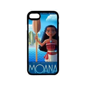 Disney Princess Moana Themed iPhone Case - iPhone 6 6S 7 8 Plus, X XS Pro Max, XR, SE, 12 13 14 15 Mini Pro Max Plus