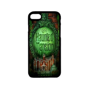 Disney iPhone Case Disney Art Haunted Mansion Themed  iPhone Case iPhone 6 6S 7 8 Plus, X XS Pro Max, XR, SE, 12 13 14 15 Mini Pro Max Plus