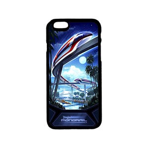 Disney Art Disneyland Monorail Themed Snap-on iPhone Case - iPhone 6 6S 7 8 Plus, X XS Pro Max, XR, SE, 12 13 14 15 Mini Pro Max Plus