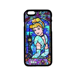 Disney's Cinderella Themed iPhone Case - iPhone 6 6S 7 8 Plus, X XS Pro Max, XR, SE, 12 13 14 15 Mini Pro Max Plus