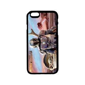 Star Wars iPhone Case Mandalorian Themed Snap-on iPhone Case for iPhone 6 6S 7 8 Plus, X XS Pro Max, XR, SE, 12 13 14 15 Mini Pro Max Plus