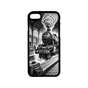 Steam Engine iPhone Case: Vintage Train Art
