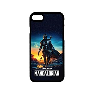Star Wars iPhone Case Mandalorian Themed Snap-on iPhone Case for iPhone 6 6S 7 8 Plus, X XS Pro Max, XR, SE, 12 13 14 15 Mini Pro Max Plus