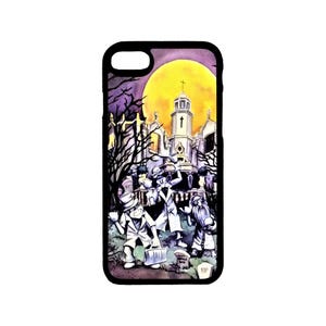 Disney Art iPhone Case Haunted Mansion Themed  Snap-on  iPhone Case iPhone 6 6S 7 8 Plus, X XS Pro Max XR, SE, 12 13 14 15 Mini Pro Max Plus