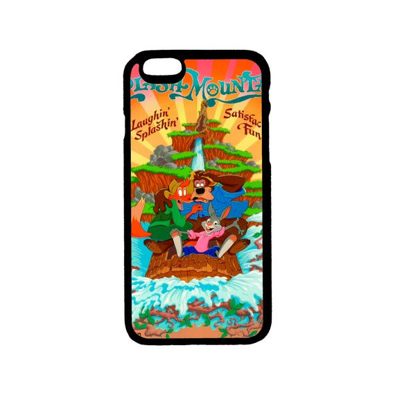 Disney Art Splash Mountain Themed Snap On Iphone Case Iphone Etsy