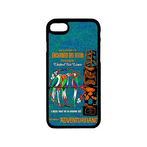 Disney Art Enchanted Tiki Room - Coque pour iPhone à clipser sur le thème de la chambre 6 6S 7 8 Plus, X XS Pro Max, XR, SE, 12 13 14 15 Mini Pro Max Plus
