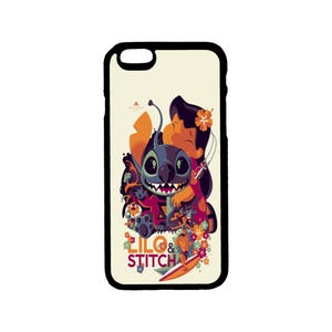 Disney&#39;s Lilo & Stitch Themed iPhone Case - iPhone 6 6S 7 8 Plus, X XS Pro Max, XR, SE, 12 13 14 15  Mini Pro Max Plus