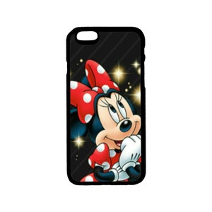 Disney's Minnie Mouse Themed iPhone Case - iPhone 6 6S 7 8 Plus, X XS Pro Max, XR, SE, 12 13 14 15 Mini Pro Max Plus