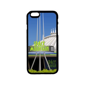 Walt Disney World&#39;s Space Mountain Themed iPhone Case - iPhone 6 6S 7 8 Plus, X XS Pro Max, XR, SE, 12 13 14 15 16 Mini Pro Max Plus