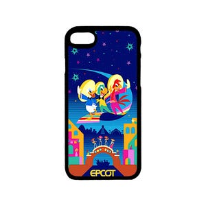 Disney Art Epcot&#39;s Gran Fiesta Tour Themed iPhone Three Caballeros models 6 6S 7 8 Plus, X XS Pro Max, XR, SE, 12 13 14 15 Mini Pro Max Plus