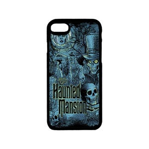 Disney Art iPhone Case Haunted Mansion Themed  Custom iPhone Case for iPhone 6 6S 7 8 Plus, X XS Pro Max XR SE 12 13 14 15 Mini Pro Max Plus
