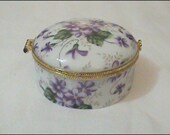 Purple Daisy Trinket Box