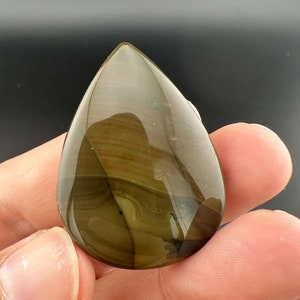 Blue Mountain Jasper - Polished Cabochon - Oregon