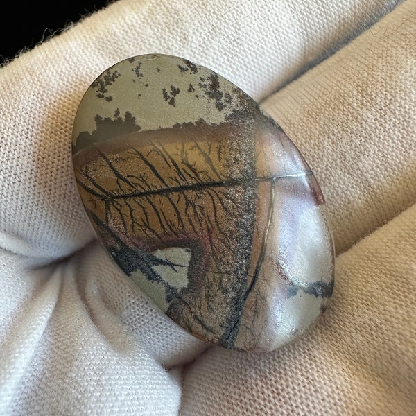 Indian Paint Stone Jasper - Oval Cabochon