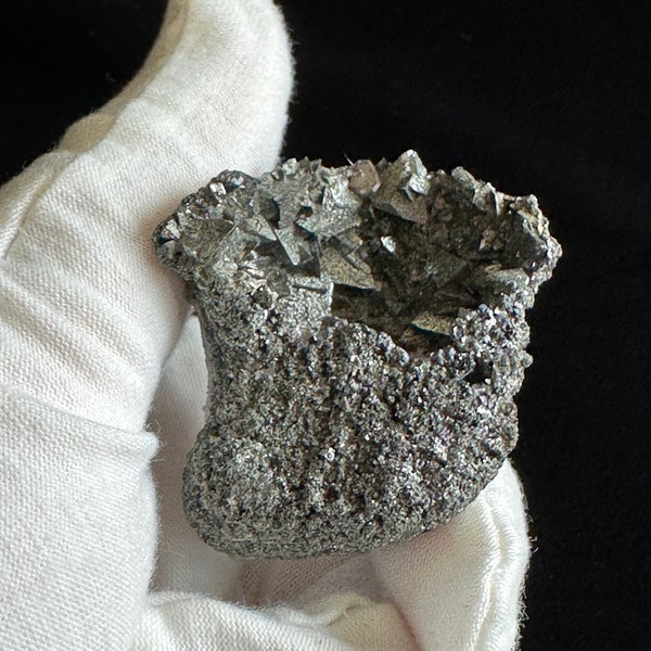Tetrahedrite and Galena - "Boot Pocket" - Crystal Cluster - Huanzala, Peru