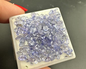 Blue Tanzanite - Loose Faceted Gemstones Parcel - 18.32tcw