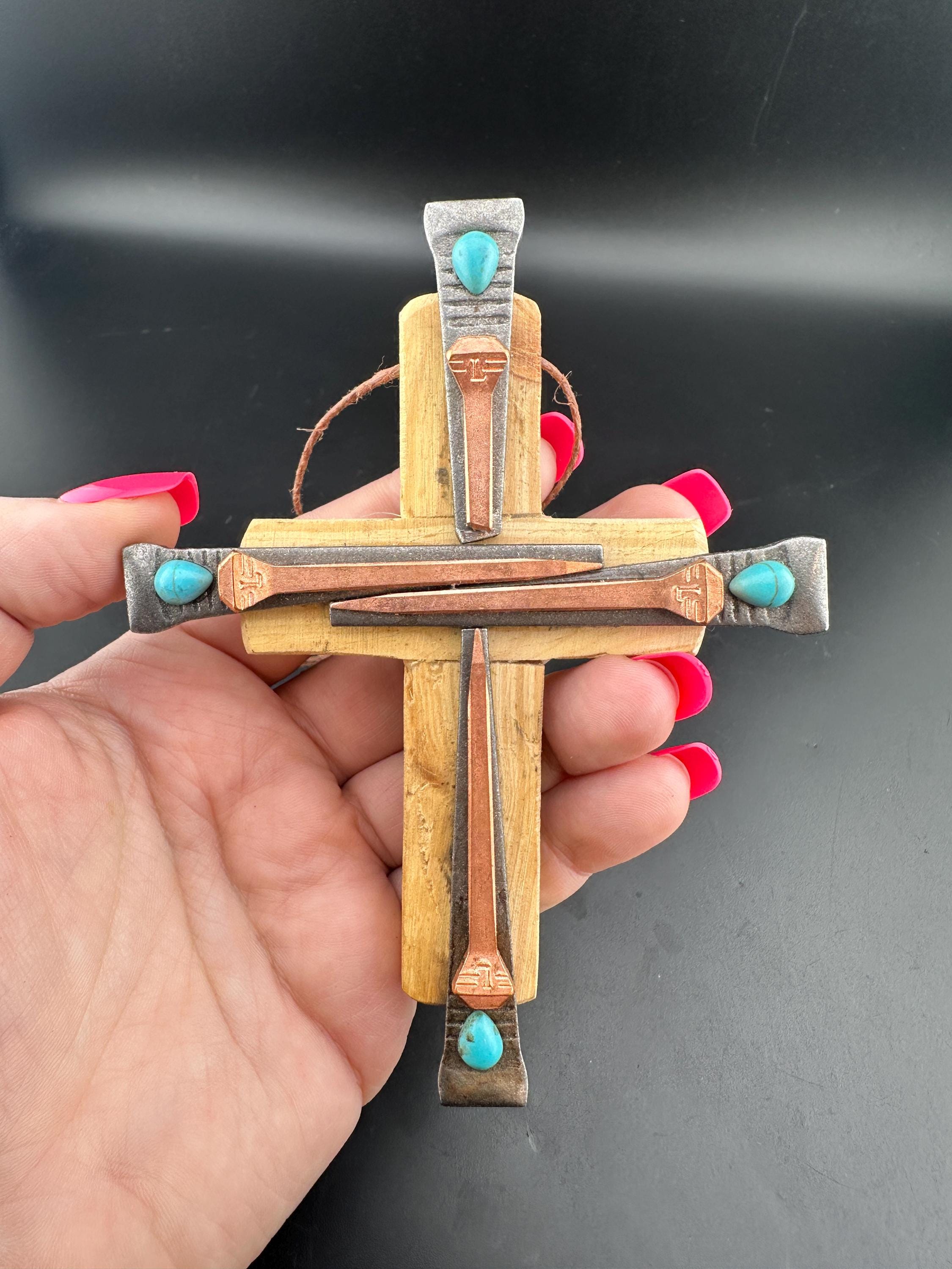 Native Inlay American Cross 