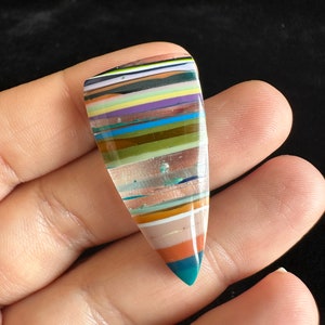 Surfite - Shield Cabochon - Surf Stone - Recycled Colored Surfboard Resin