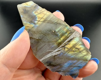 Labradorite - Polished Lapidary Rough Slab spectrolite