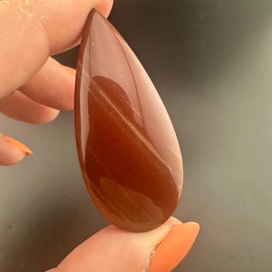 Antelope Jasper - Teardrop Cabochon - Owyhee Mountains - Oregon, Idaho Border