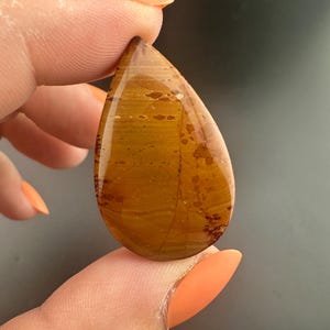 Antelope Jasper - Teardrop Cabochon - Owyhee Mountains - Oregon, Idaho Border