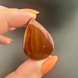 Antelope Jasper - Teardrop Cabochon - Owyhee Mountains - Oregon, Idaho Border