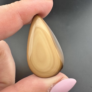 Rim - Bat Cave - Jasper - Teardrop Cabochon - Prineville, Oregon