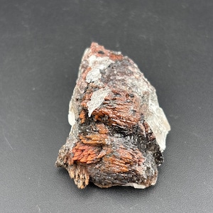 Red Iridescent Calcite on Calcite - Crystal Cluster - Naica, Chihuahua, Mexico
