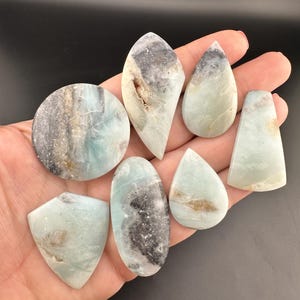 BC Ocean Stone - Ocean Picture Stone - Wholesale Cabochon Lot - British Columbia, Canada