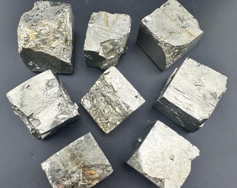 Pyrite Cubes - Natural Mineral Lot - Spain