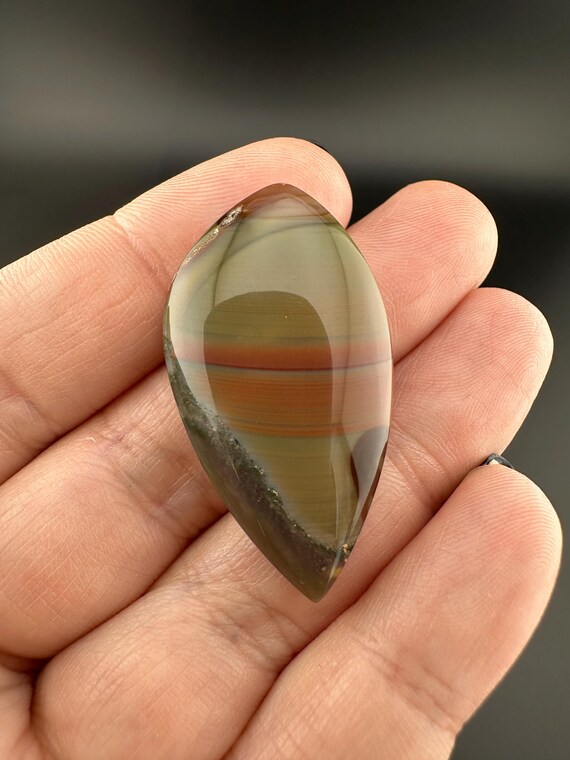 Blue Mountain Jasper - Freeform Cabochon - Oregon - Etsy