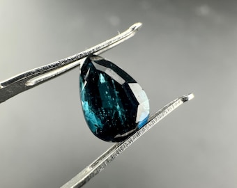 Blue Indicolite Tourmaline - Faceted Gemstone - 1.4ct