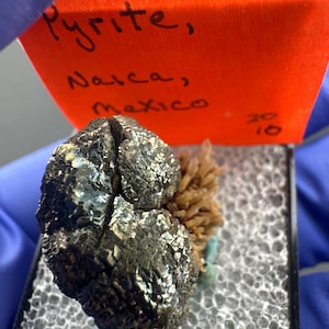 Pyrite - Thumbnail Crystal - Naica, Mexico
