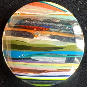 Surfite - Round Cabochon - Surf Stone - Recycled Colored Surfboard Resin