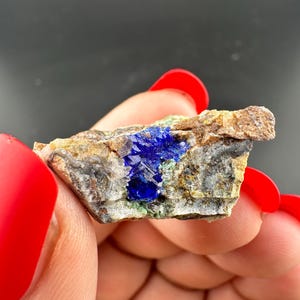 Linarite - Crystal Cluster - Grand Reef Mine - Graham County, Arizona